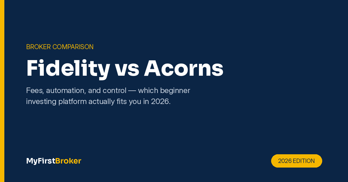 Fidelity vs Acorns comparison — fees, automation, and control for 2026